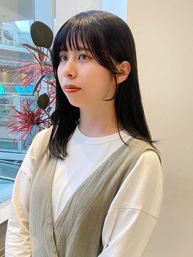 ケーツー あべのキューズモ－ル店(K-two) 顔周りカット*おくれ毛カット*レイヤースタイル*地毛風カラー