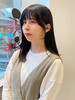 ケーツー あべのキューズモ-ル店(K-two) 顔周りカット*おくれ毛カット*レイヤースタイル*地毛風カラー