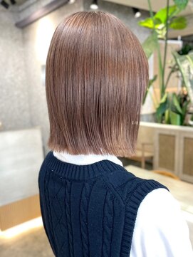 サンクプロジェクト(cinq PROJECT) ダブルカラーインナーカラーミルクティーベージュローライト韓国