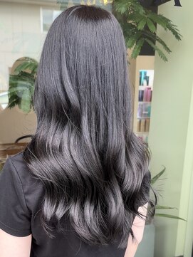 シェルハ(SHELHA) ブリーチなしシルバーアッシュ グレーシルバー レイヤーカット