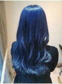 透明感ブルーおしゃれ女子ウェーブヘア×髪質改善/池袋店