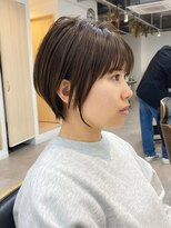 トト 船橋店(toto.)&nbsp;ピンクブラウン切りっぱなしボブ美髪くびれレイヤー小顔[西船橋]