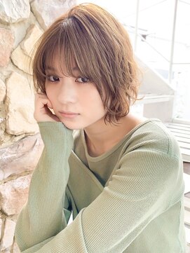 ロンド ロワール 門前仲町(Lond Loire) 韓国カール/顔周りレイヤーカット/ブリーチなし◎シアカラー