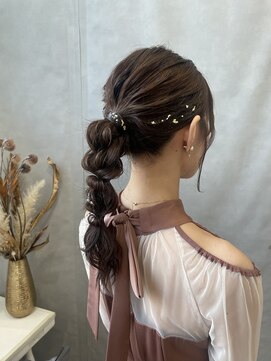 ウィル 梅田店(WiLL) 編み込みポニー