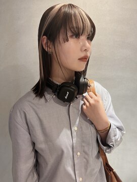 ペレ 梅田(PELE) 黒髪/ボブルフ/ネビージュ/小顔/ワンレン/梅田/髪質改善/前髪