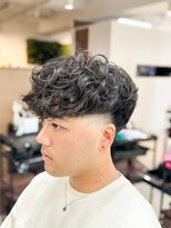 テクト バイアッシュ 吉祥寺店(Tect by Ash)&nbsp;外国人風スペインカールスパイラルパーマフェード刈り上げ