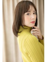 カバーヘア ブリス 志木南口駅前店(COVER HAIR bliss)&nbsp;マロンベージュ大人美人前下がりレイヤーカットY志木30代40代