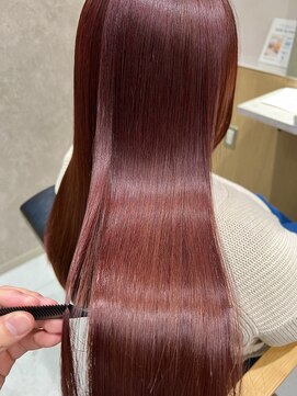 ニカ ボーテ(Nika beaute) 髪質改善カラー☆レッドブラウン