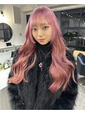 ウルフカットイメチェンホワイトブロンド外ハネボブ美髪前髪