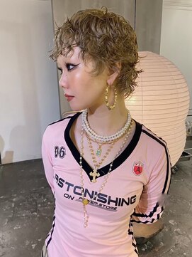 カシェ ナカザキ(CACHE NAKAZAKI) ショートパーマ/ケアブリーチ/ベリーショート