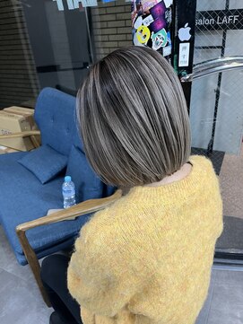 ラフ(LAFF) #着物#メルティーカラー#フェミニンロング#ウェーブミディアム