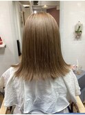 Wカラー　ミルクティーベージュ