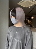 ホワイトシルバー×black