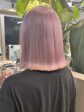 サンクプロジェクト(cinq PROJECT) ミルクティーピンクベージュカラーハイトーンカラーダブルカラー