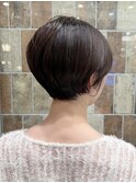 前髪あり/ショートボブ/ショート/大人女性/恵比寿