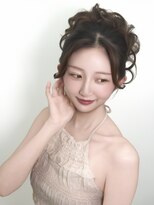 ステラ(Stella)&nbsp;銀座ヘアセット。宣材サロモ編。元気なカールアップVOL3.0