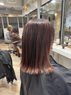 シエル 立川店(CIEL) 【CIEL×久光】ハイライトで作るピンクレッド