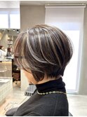 ★40代~人気の白髪ぼかしハイライト!白髪をおしゃれにしたい方