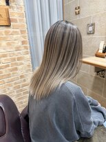 ティンク 横浜(Tink) 【KAI】ストレートでも可愛いバレイヤージュ/Tink横浜KAI