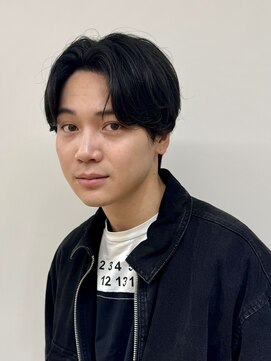 マイロ(mailo) メンズセンターパート×ニュアンスパーマ×韓国風センターパート