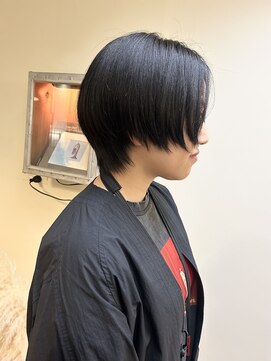 エクテ(ecouter) ダークアッシュシャギーウルフメンズライクウルフ