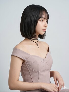 ヘアー リラックス 風香(HAIR RELAX) 【タッセルボブ】くせ毛の場合は縮毛矯正をおすすめします・富沢