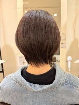アストラール 大曽根店(astrale) #酸性ストレート #髪質改善 #ショートヘア #丸みショート