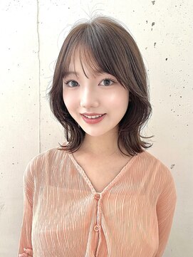 ファナ ブルーム(fha-na bloom) ☆シースルーバング 大人気のくびれヘア ミディアムレイヤー☆