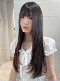 グレージュ/透明感カラー/顔周りレイヤー/ツヤ髪/髪質改善/学割