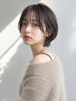 メドウ(meadow) 顔周りカット ショートボブ 髪質改善カラー 髪質改善 艶髪 20代