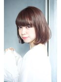 ナチュラルキュートなワンカールボブ