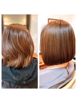 ミーノ(mieno) 【髪質改善】手触りサラサラ艶ストレート☆スタイリング簡単