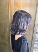 【LANY 横浜】切りっぱなしボブ×ラベンダーアッシュ