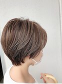40代大人女性ハイライトショートボブ【Ruufus恵比寿渋谷】3159
