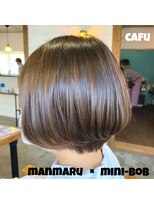 カフーヘアー 本店(Cafu hair) まんまるミニボブスタイル☆