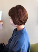 秋の柔らかショートボブ☆