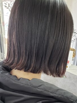 ニコ(nico...) パツッと切りっぱなしボブ☆