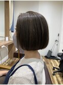 大人ボブ　大人かわいい　切りっぱなしBob