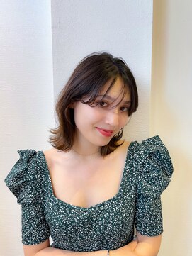 ロンド 銀座(Lond) 【銀座/Noa】2way前髪と切りっぱなしボブのくびれ巻き