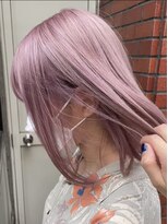 ヘアサロン アウラ(hair salon aura) ホワイトピンク
