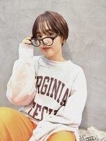 ヘアーアイスカルテット(HAIR ICI QUARTET)&nbsp;コンパクトショート×カシスブラウンカラー