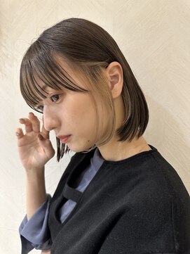 ロンド ストラーダ 心斎橋(Lond strada) シルキーベージュ×グレージュカラー【髪質改善/縮毛矯正】