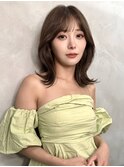 韓国大宮顔周り髪質改善レイヤー前髪カットくびれ韓国風韓国ヘア