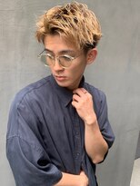 【aRietta】スパイキーショート×ブロンドベージュ