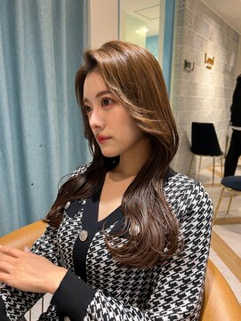 ロンド ストラーダ 心斎橋(Lond strada) マチルダボブ×ピンクベージュ×美髪［髪質改善/縮毛矯正］