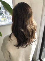 モワ 仙台(Mois)&nbsp;レイヤーロングフルバング髪質改善似合わせカットイメチェン仙台