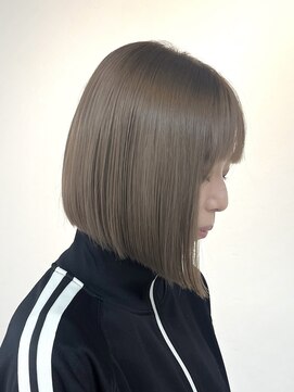 トト 船橋店(toto.) イメチェン/似合わせカット/フルバング/グレーベージュ[西船橋]