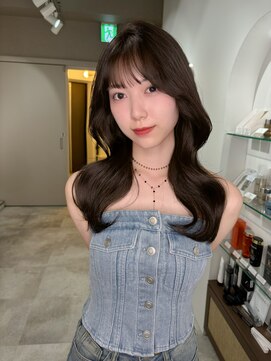 ボタン ハカタ(VOTAN hakata) 【藤野結衣】韓国ヘア×ブルーブラック