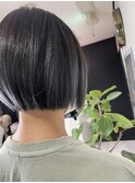 切りっぱなし内巻きボブ #しのだスペシャル