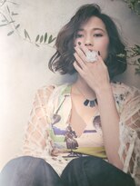 カバーヘア ブリス 大宮西口(COVER HAIR bliss) ひし形レイヤーカットボブパーマ韓国風ウェットヘアtk5大宮